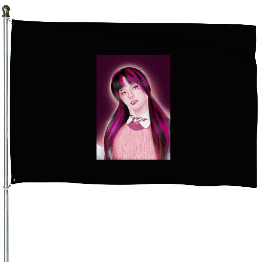 Yeji Itzy Draculaura Monster High House Flags