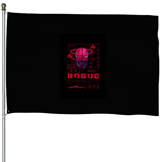 Rogue Black House Flags