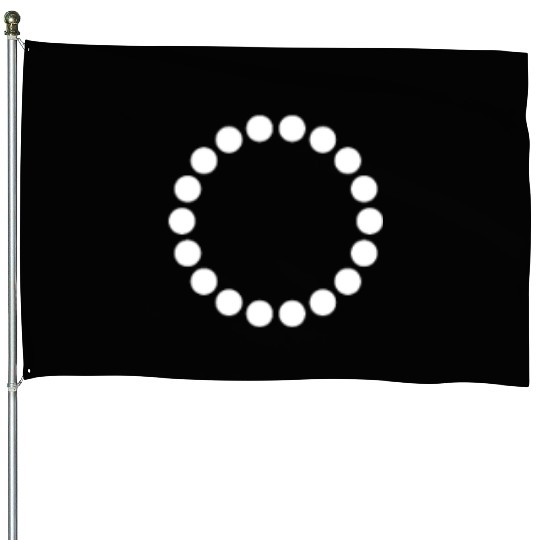 circle shape 9 House Flags