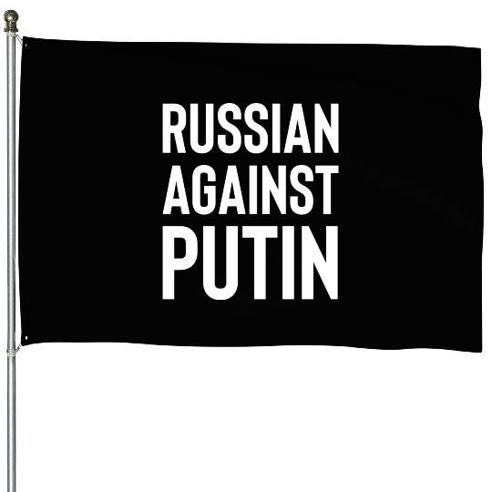 Russian against Putin white House Flags