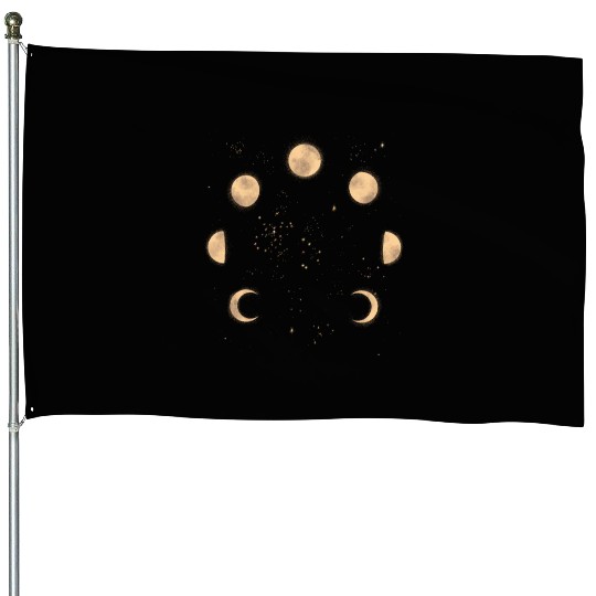 Space astronaut science planets astronomy design House Flags