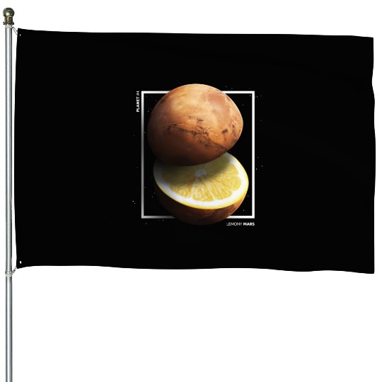 Space astronaut science planets astronomy design House Flags