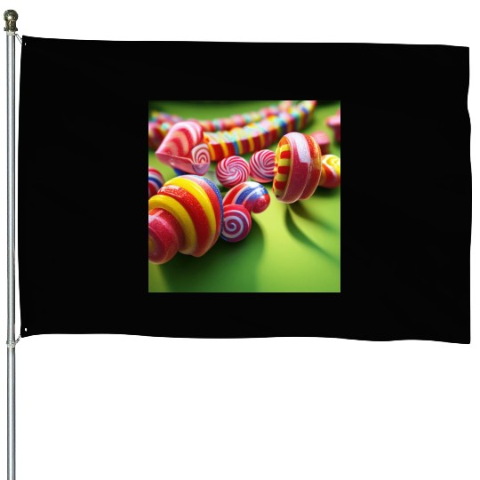 A glimpse into candy land version 1 House Flags