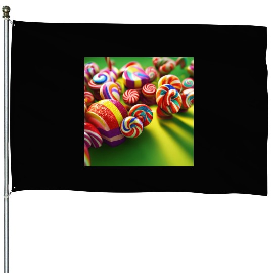 A glimpse into candy land version 2 House Flags