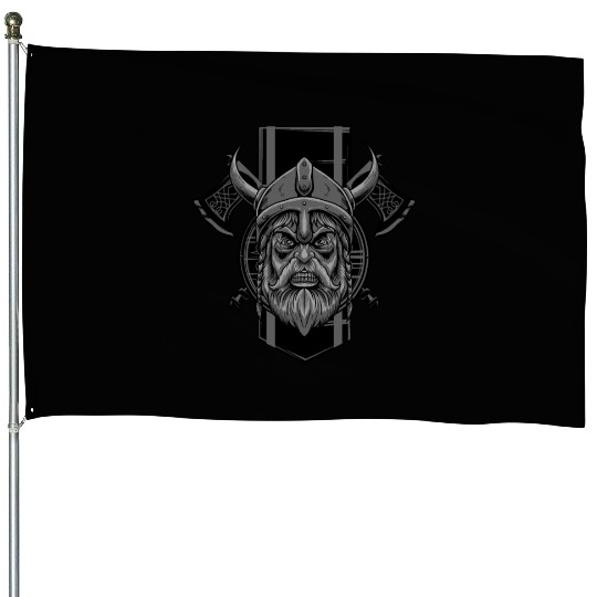 Viking Warrior House Flags