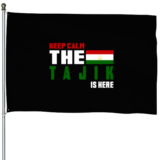 Keep Calm Tajikistan flag design House Flags