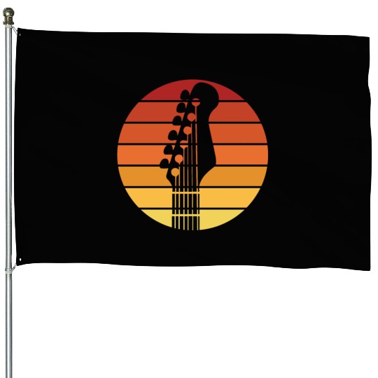 Guitar music concert rock n roll band guitarist House Flags
