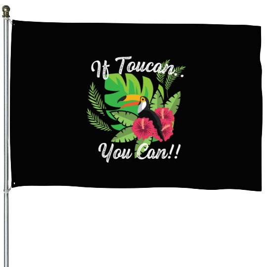 You Can Courageous Person Gift House Flags