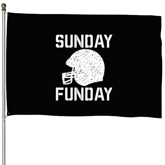 Football Sunday Funday House Flags