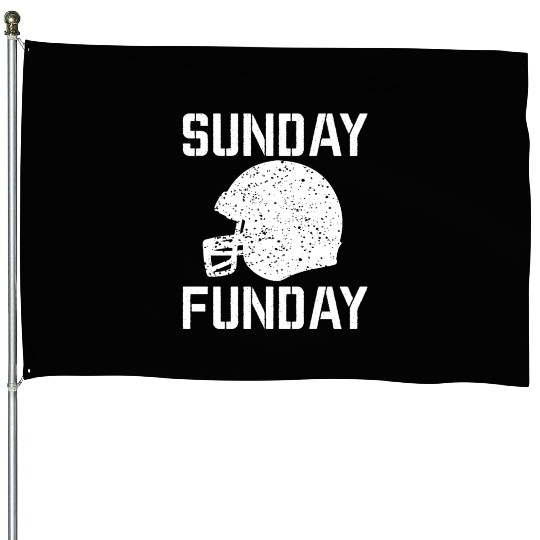 Football Sunday Funday House Flags