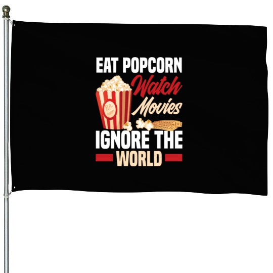 Film Popcorn Cinema House Flags