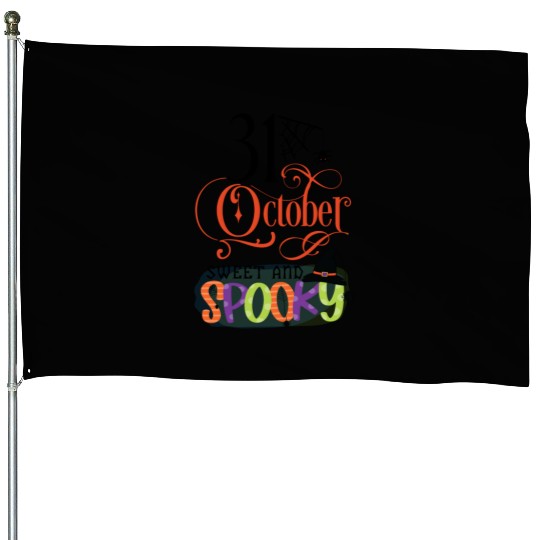 Happy Halloween House Flags