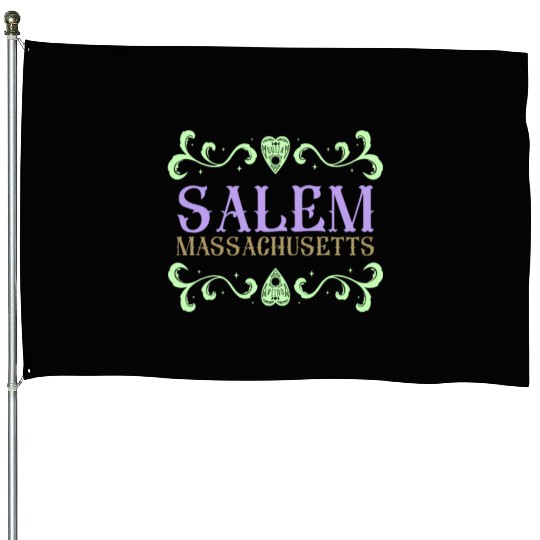 Salem Massachusetts Ouija Love House Flags