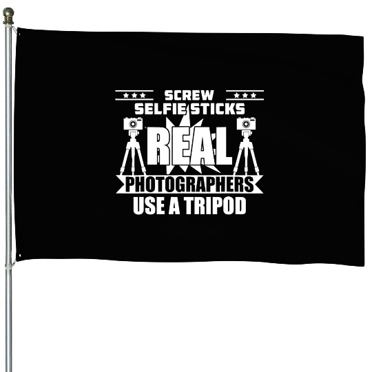 Funny Photographer House Flags Photography Lover Gift