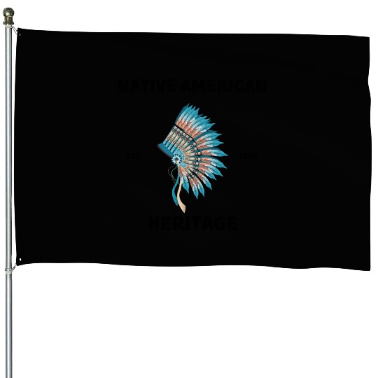 Native American Heritage House Flags