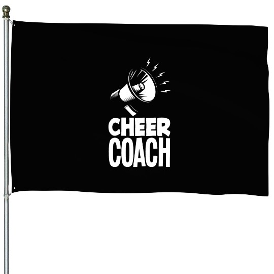 Cheer Coach Cheerleading Coach Cheerleader Coach House Flags