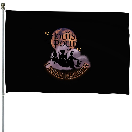 Hocus Pocus Sticker, I Smell Children Sticker House Flags