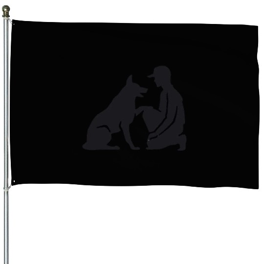 dogs & people love House Flags
