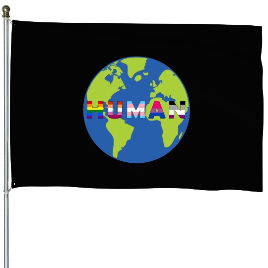 HUMAN House Flags