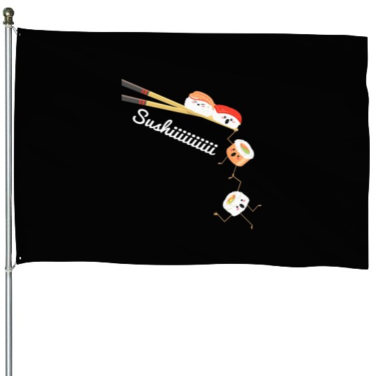 Sushi Lover Japan Lover Cuisine Chef Foodie House Flags