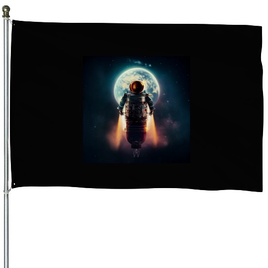 Rocketman House Flags