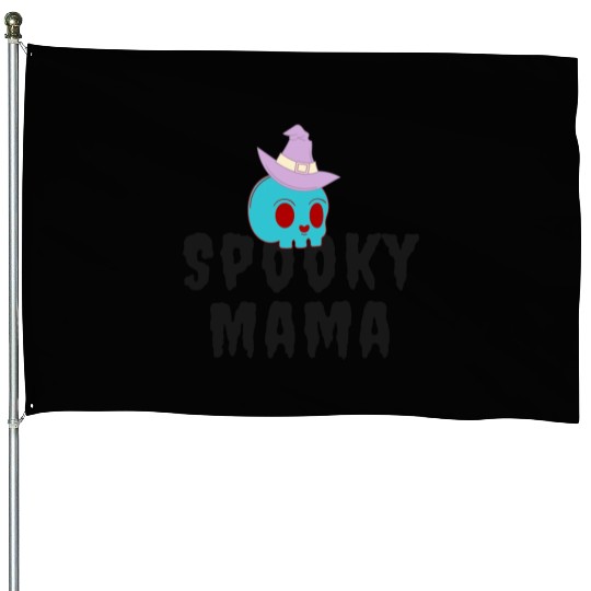 Halloween night story series House Flags