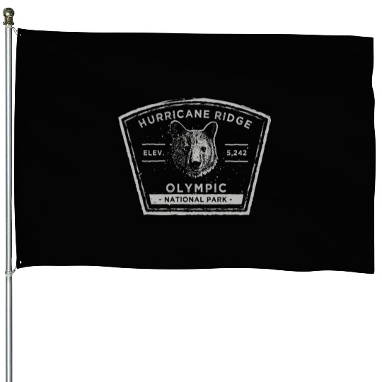 Hurricane Ridge Olympic National Park House Flags