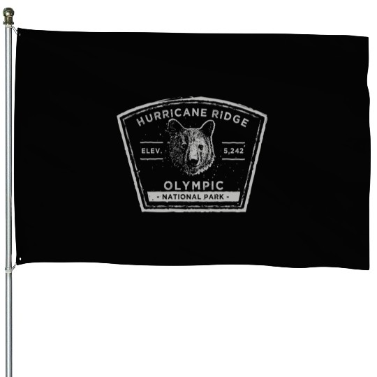 Hurricane Ridge Olympic National Park House Flags