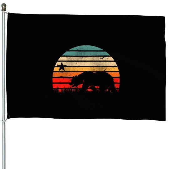California Bear House Flags