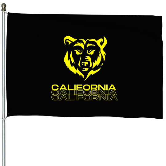 California bear House Flags