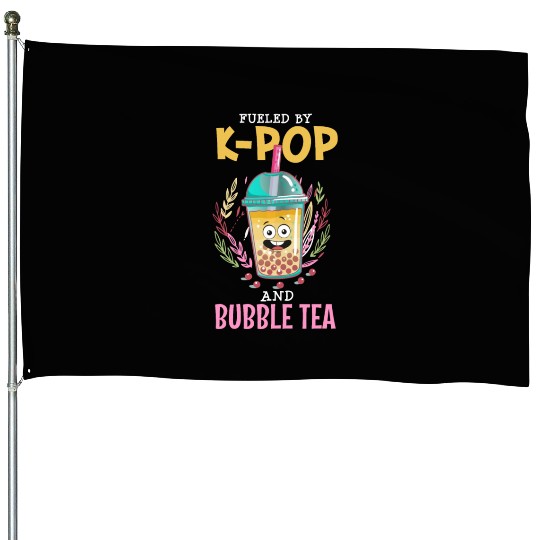 Fueled By K-Pop And Bubble Tea House Flags