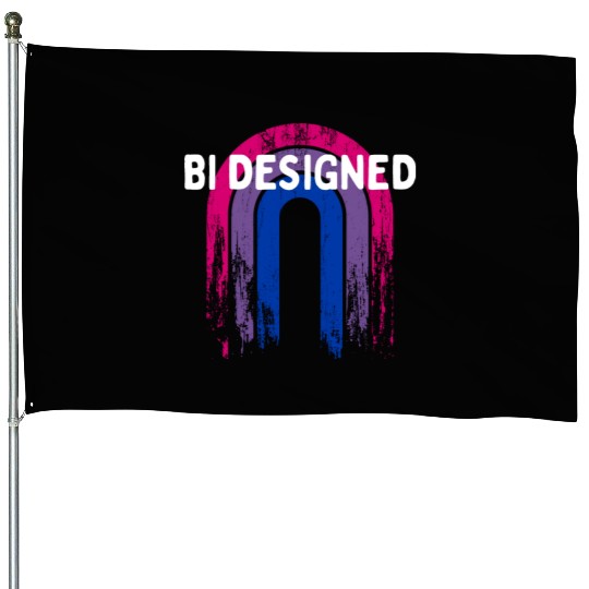 Bi Designed Bisexual Pride Month Bi Pride LGBT House Flags