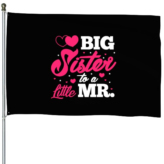 Big Sister To A Little Mr. House Flags