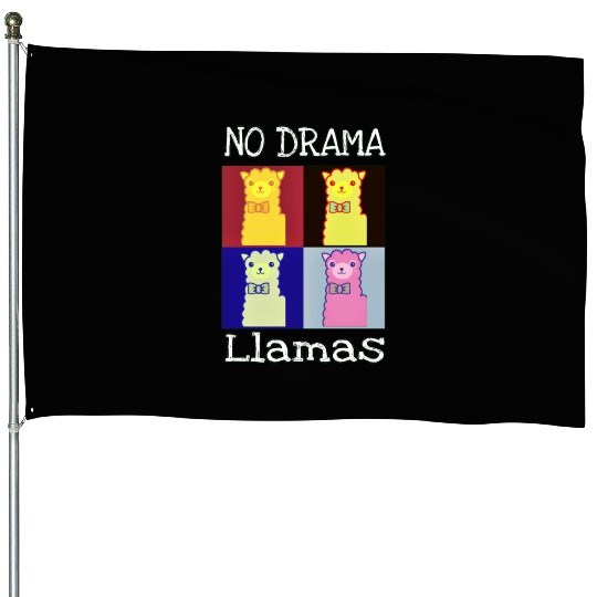 Funny Llama House Flags