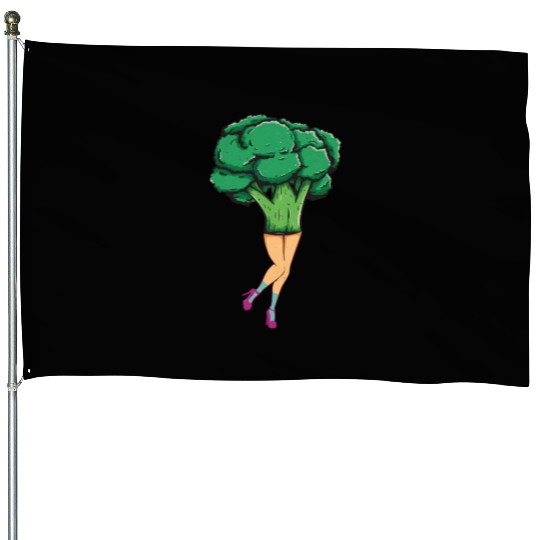Broccoli Vintage House Flags