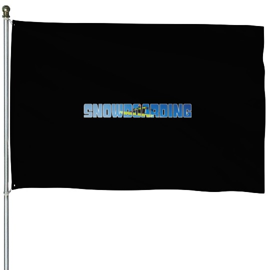 snowboarding House Flags