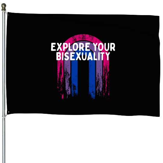 Explore Your Bisexuality Bisexual LGBTQ Bi Pride House Flags