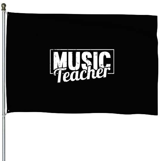Music Teacher House Flags