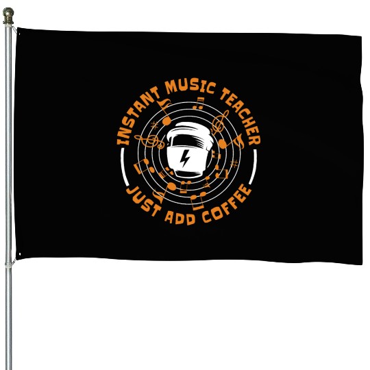 Music Teacher Coffee House Flags