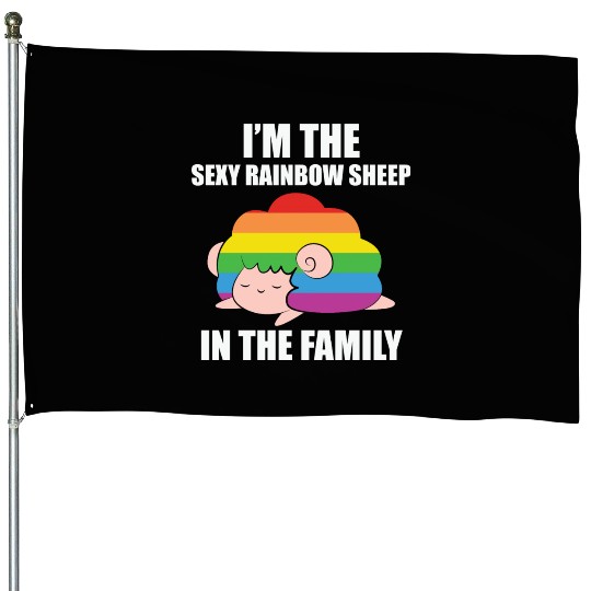 LBGT Flag Gay Pride Human Vintage Rainbow House Flags