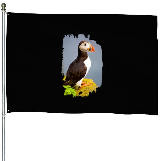 Atlantic Puffin House Flags