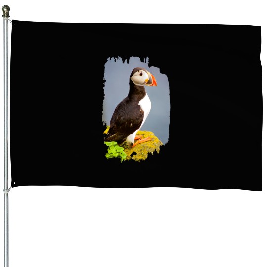 Atlantic Puffin House Flags