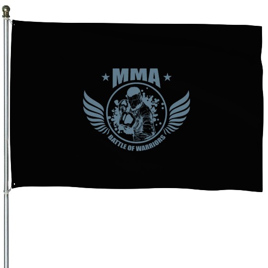 MMA Battle of Warriors Mixed Martial Arts House Flags