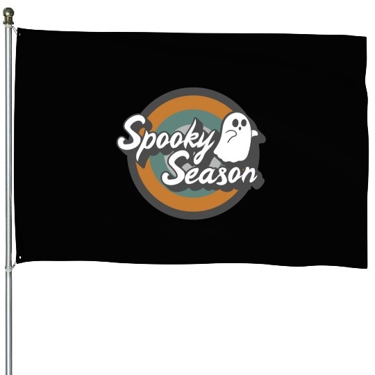 Halloween House Flags, Spooky Season Ghost Costume Gift