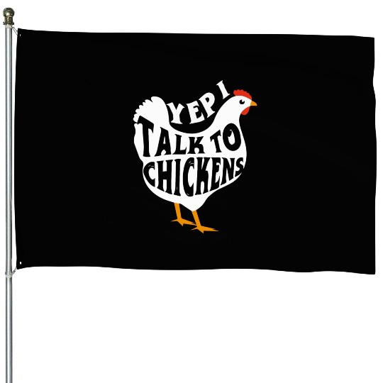 Chicken Farmer, Farming, Chicken Farm House Flags