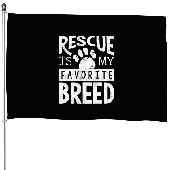Dog rescue, Dogs, Dog House Flags