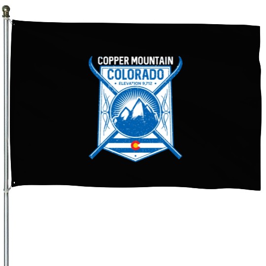 Copper Mountain Colorado Ski Mountains House Flags