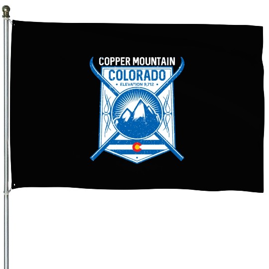Copper Mountain Colorado Ski Mountains House Flags