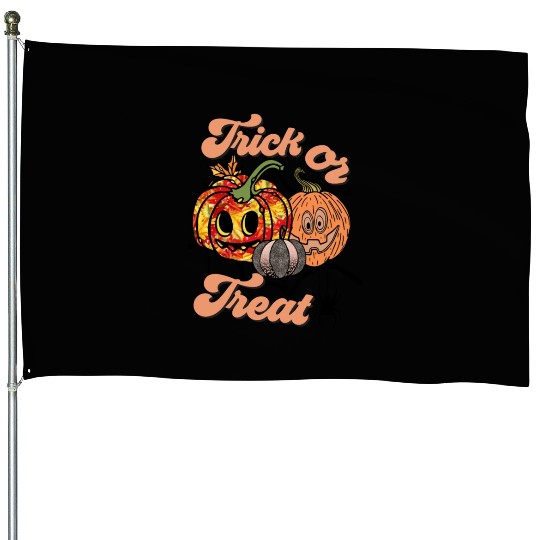 Trick or Treat House Flags