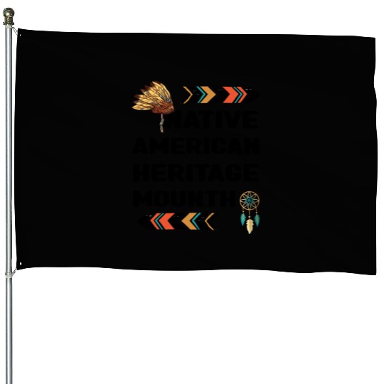 Native American Heritage Month House Flags